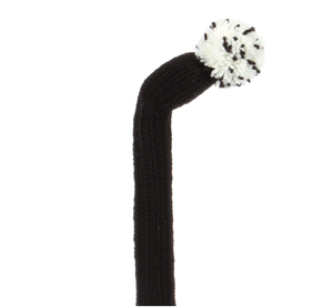 JAN CRAIG HYBRID HEADCOVER, 1 IN. POM, BLACK, WHITE