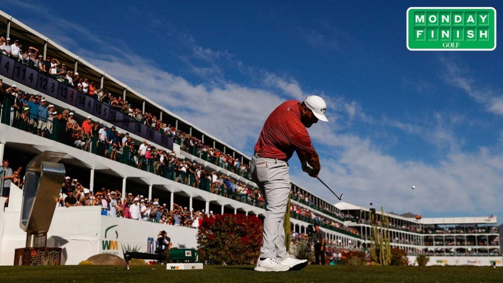 Jon Rahm at the WM Phoenix Open.