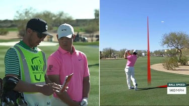 Tom Kim was mic'd up for the 13th hole by CBS for Saturday's third round.