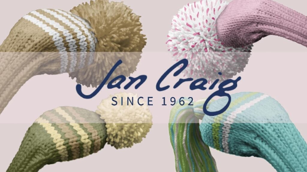 Jan Craig helped popularize the classic knit pom headcover which we all know and love. Now, you can customize your own original headcover.
