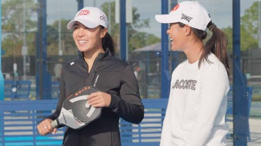danielle kang and celine boutier smile