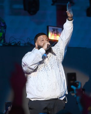 DJ Khaled at the Netflix party