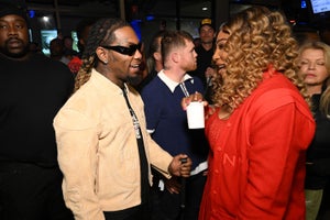 Offset and Serena Williams at the Netflix event