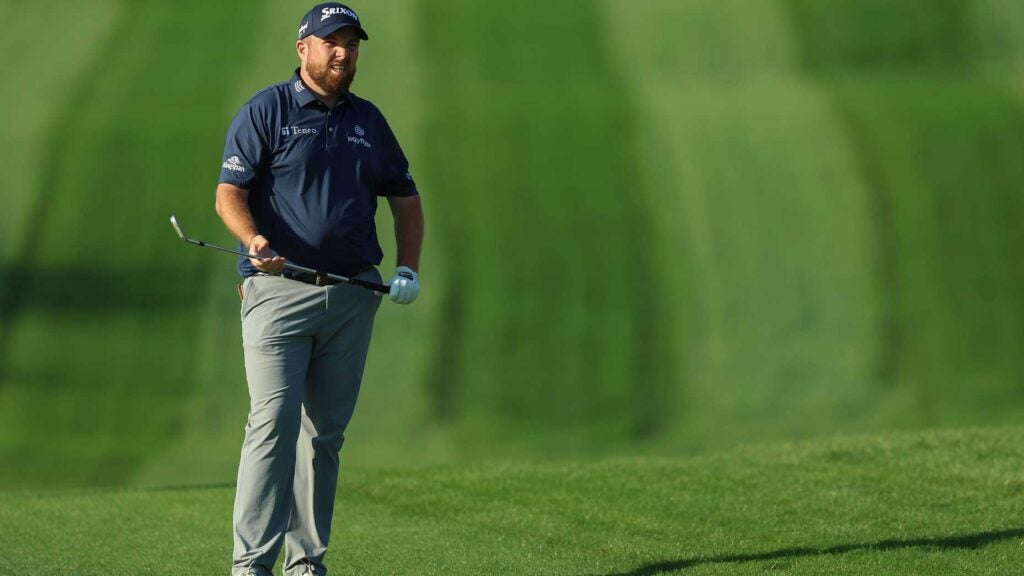 Shane Lowry says his improved play between the Waste Management Open and the Genesis Open came by simply fixing his swing alignment