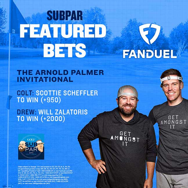 subpar bets for the arnold palmer invitational