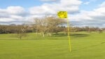 wind blowing course flag