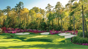 The 13th hole at Augusta National.