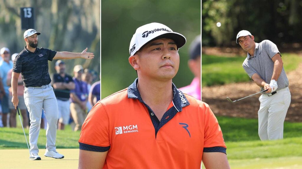 Kurt Kitayama leads over Scottie Scheffler and other stars while Jon Rahm faltered on day 3 at the Arnold Palmer Invitational.