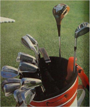 bernhard langer's bag from 1993 masters