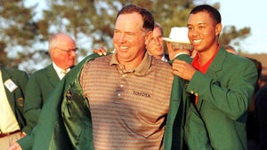 Mark O'Meara and Tiger Woods