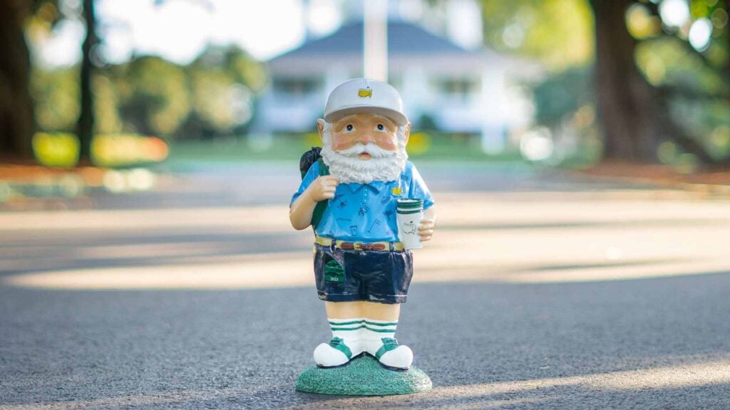 The 2023 Official Masters Patron Gnome.