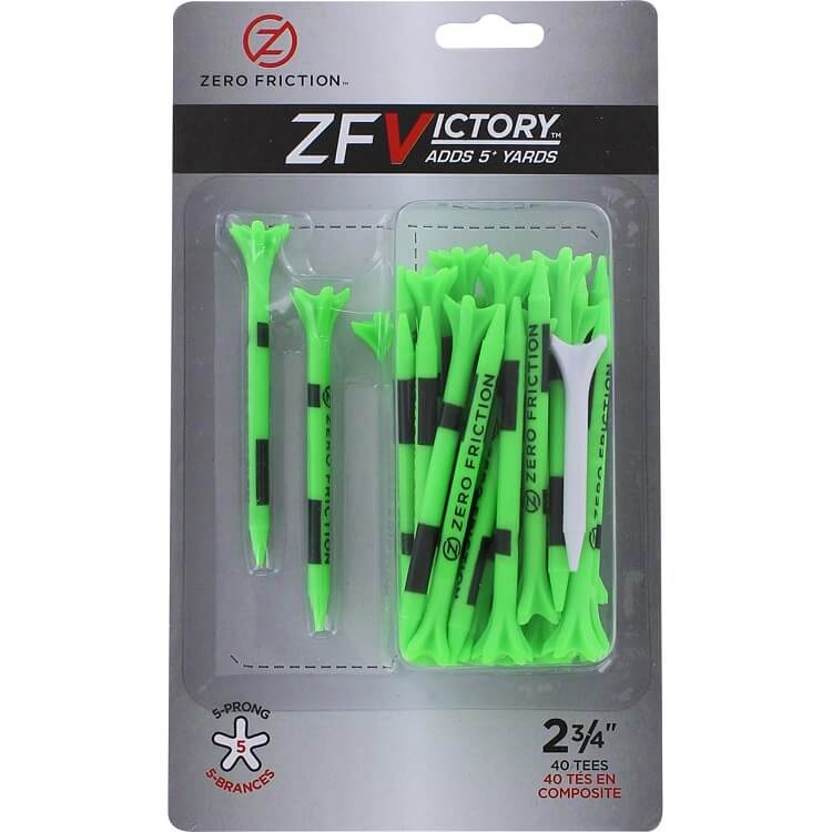 Zero Friction Victory 5 Prong Golf Tees Globalgolf