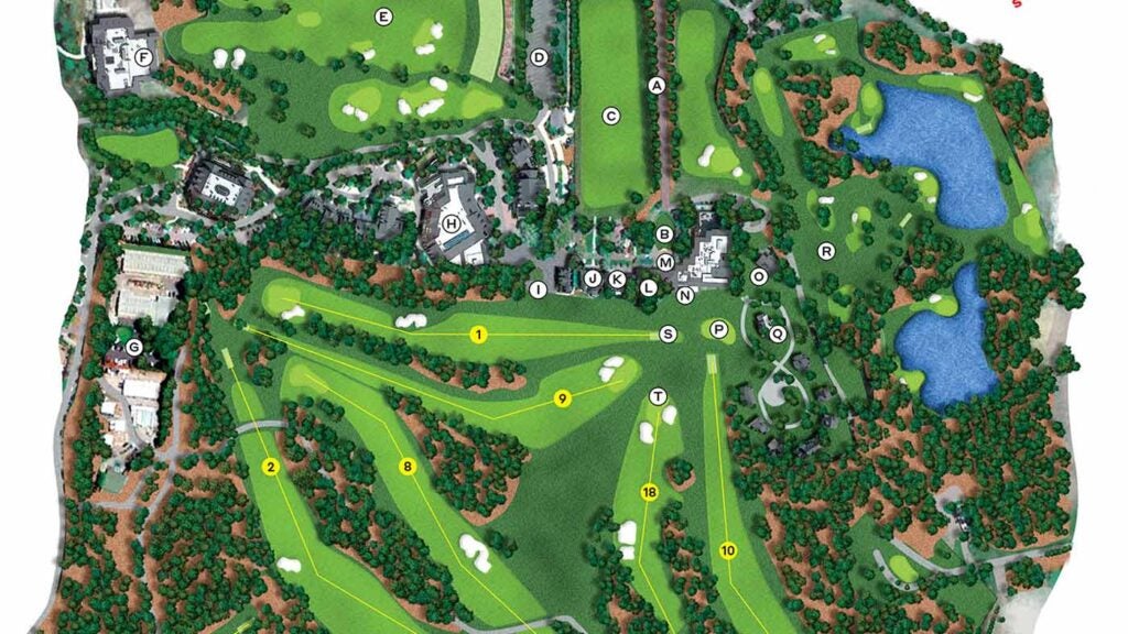 a course map of augusta national