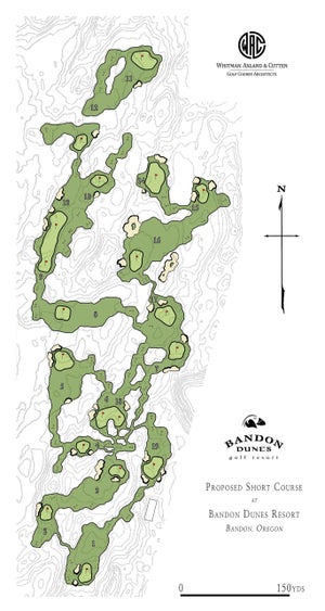 a rendering of bandon dunes' new short course