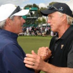 Fred Couples and Greg Norman