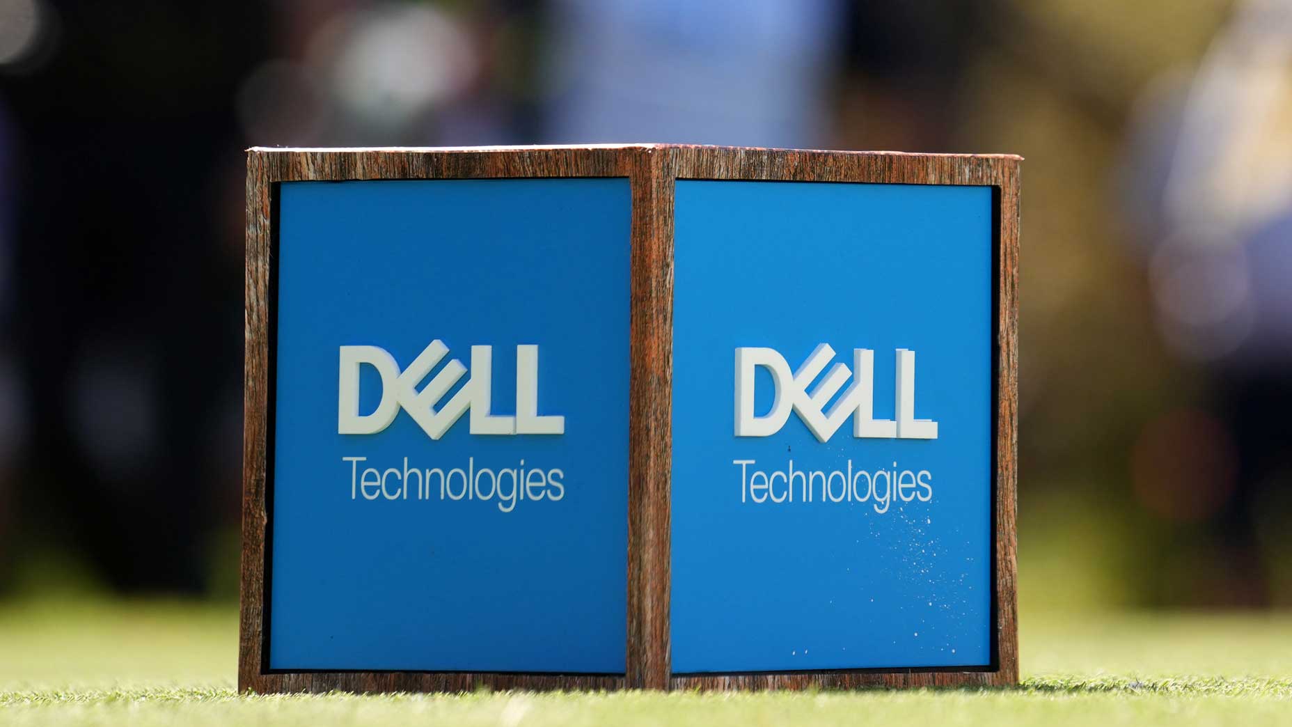 Tee marker at WGC-Dell Technologies Match Play