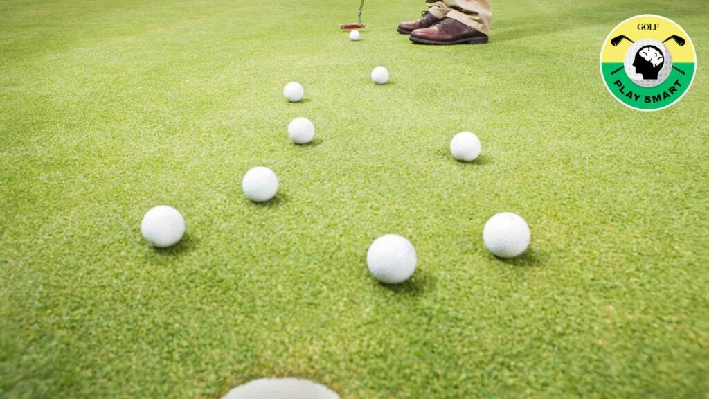 In today's Play Smart, GOLF Top 100 Teacher Michael Hunt gives a unique golf practice drill that sharpens your skills for all sorts of shots