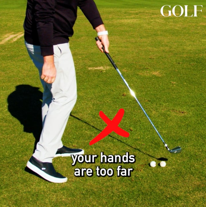 Avoid hitting shanks by practicing this clever 2ball drill