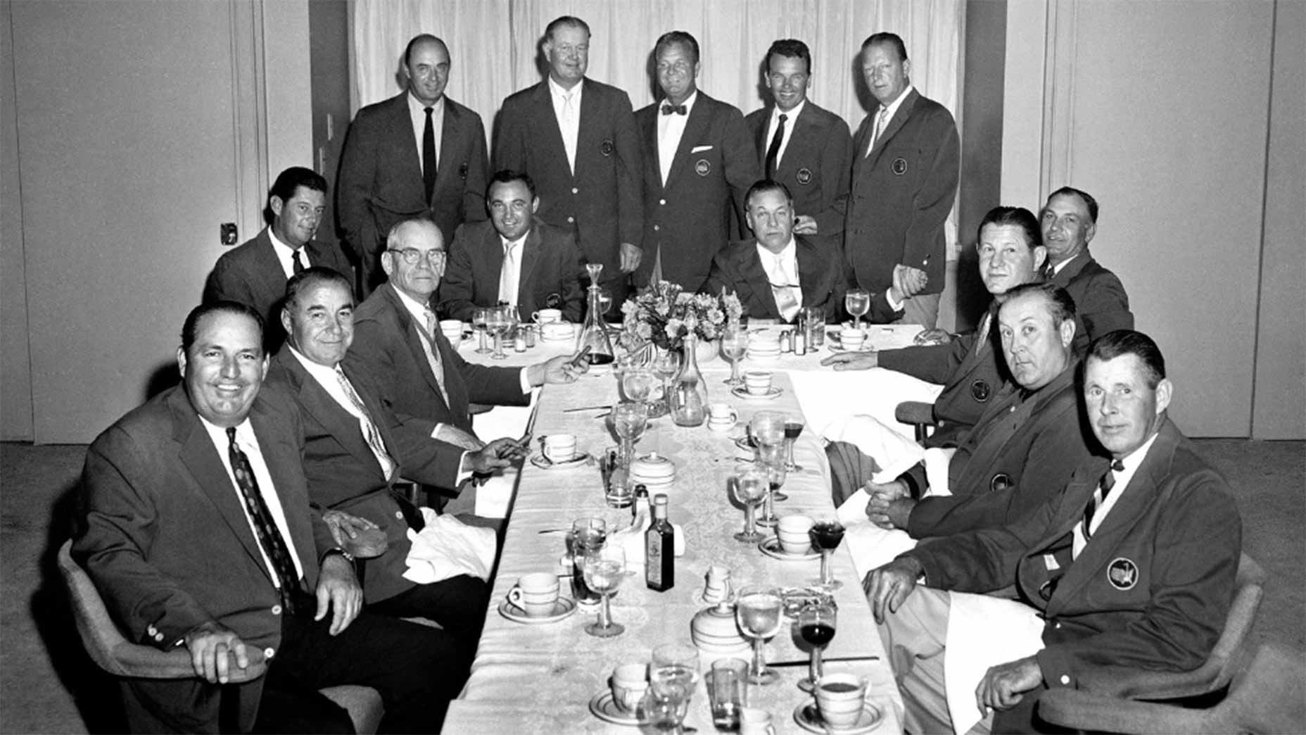 the 1958 masters champions dinner