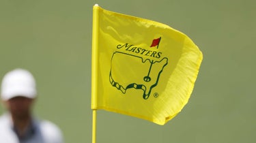 Masters flag seen at Augusta National