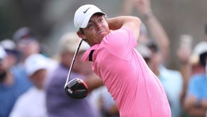 Rory McIlroy tees off during the third round of the arnold palmer invitational