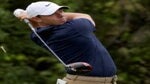 Rory McIlroy hits drive during 2023 WGC-Dell Technologies Match Play