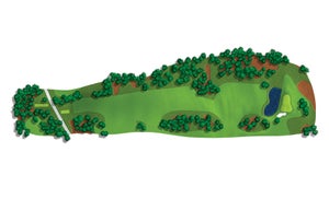 Augusta National 15th hole rendering