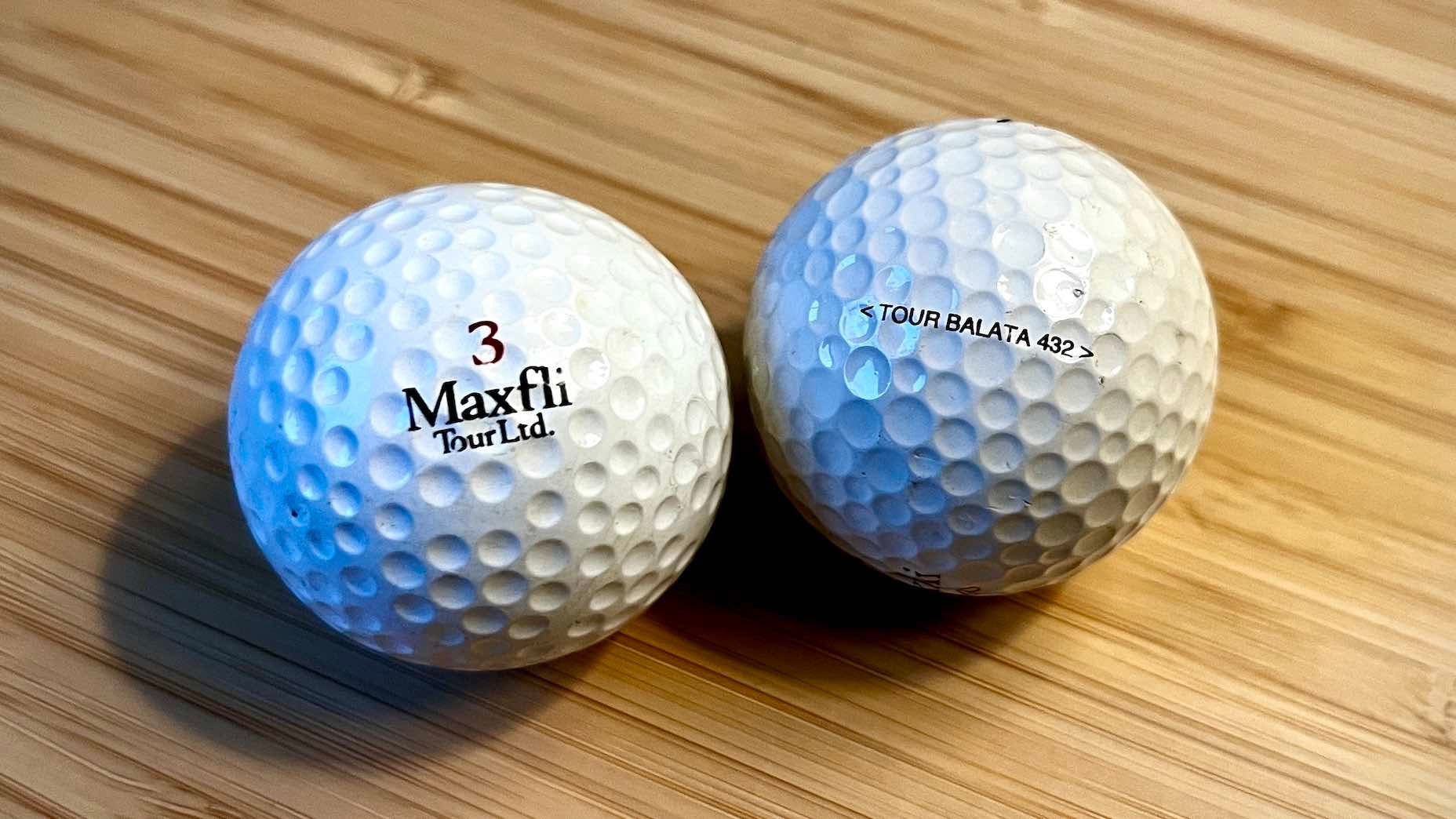 Tiger Woods brought this vintage golf ball to the Masters and wowed