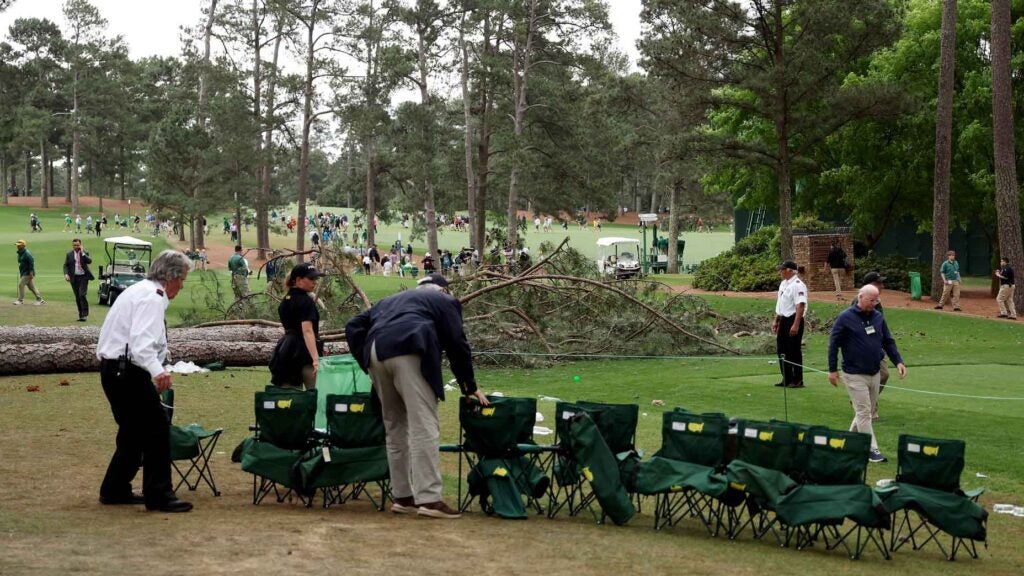 augusta national trees down