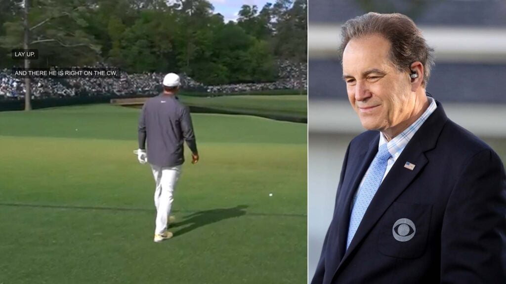 Did Jim Nantz just throw a subtle dig at LIV Golf during Masters?