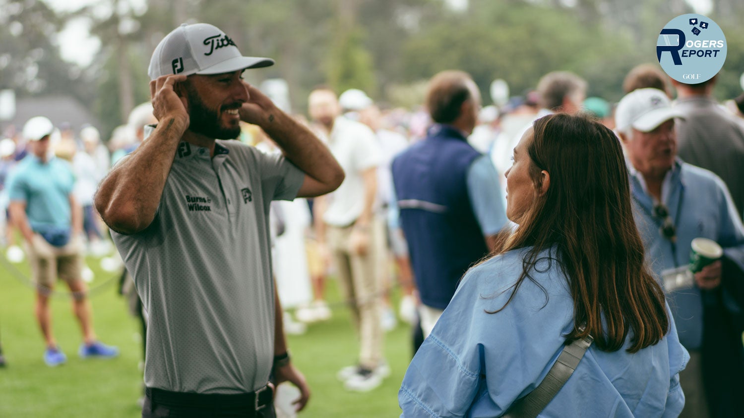 Is Aaron Rodgers' T-shirt in golf interview sending a message?