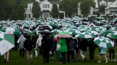 umbrellas at augusta national