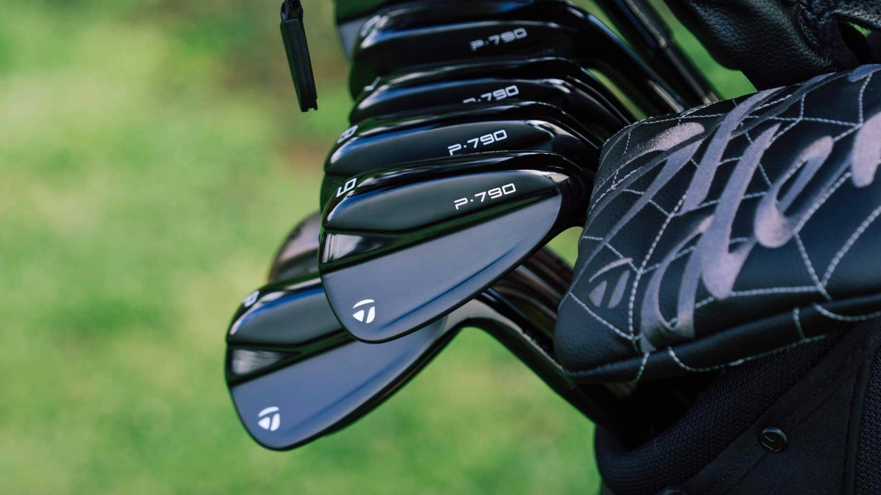 TaylorMade P790 irons with phantom black finish FIRST LOOK