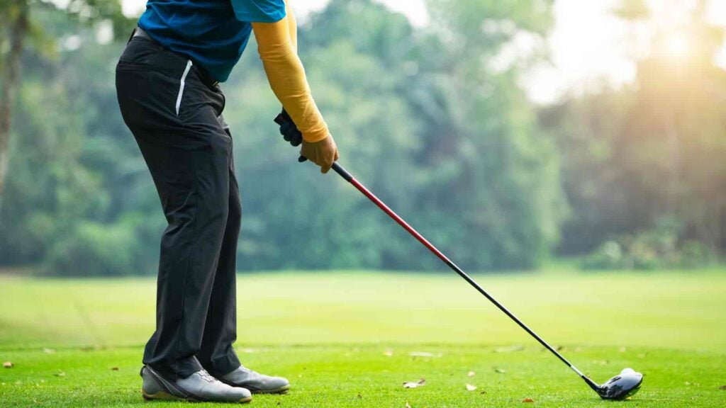 GOLF Top 100 Teacher Andrew Rice shared two easy driver setup tips to try in order to produce longer and straighter tee shots