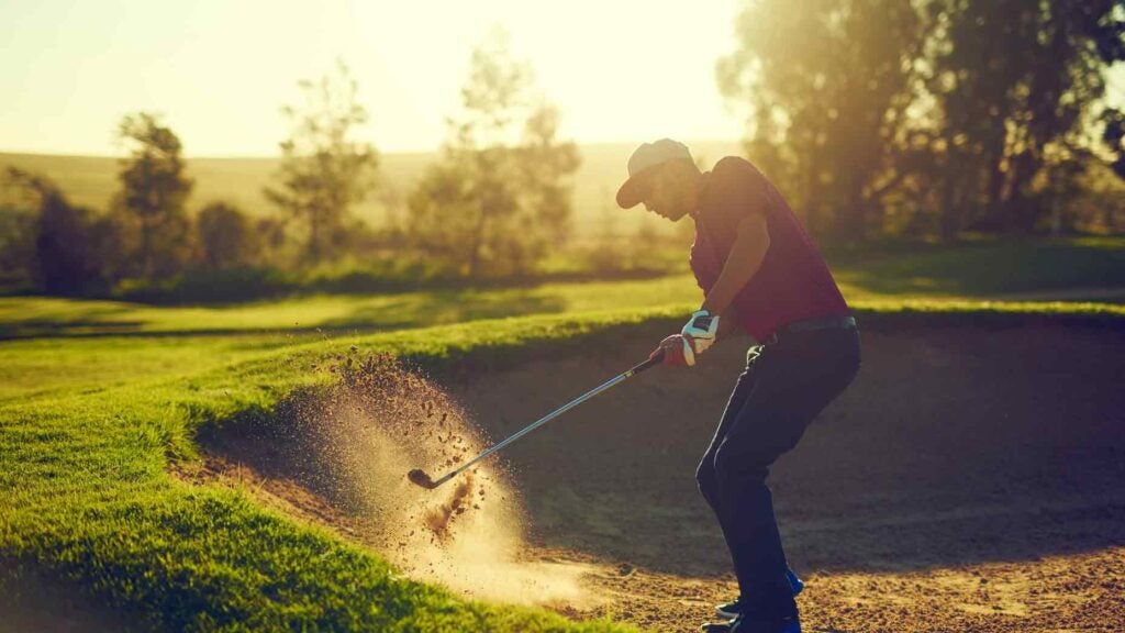 Grayson Zacker, the Director of Instruction at Jim McLean Golf Schools, shared his tips on controlling distance from a greenside bunker