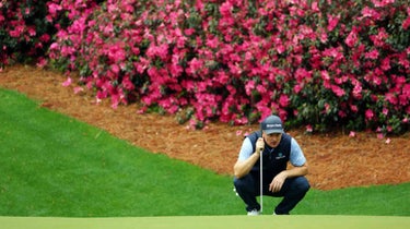 PGA player Justin Rose explains how his yardage books help him prepare for what shots to play at Augusta National during the Masters