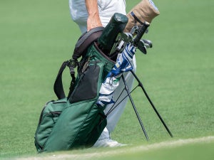 Michael McDermott's bag at the 2023 Masters.