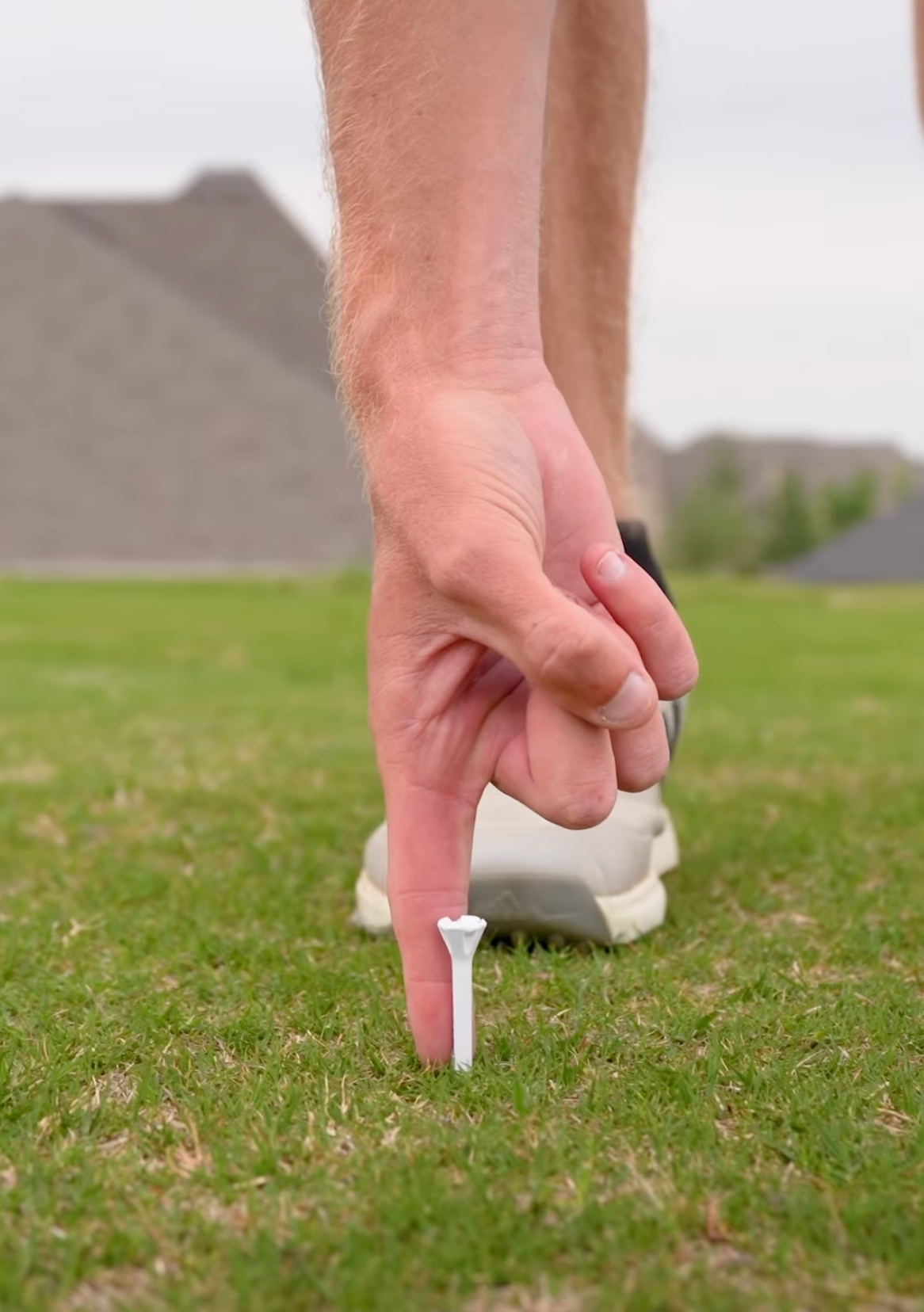 perfect tee height for driver play smart index finger