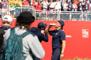 Justin Thomas at the Ryder Cup