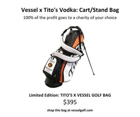 Tito's X VESSEL Golf Bag