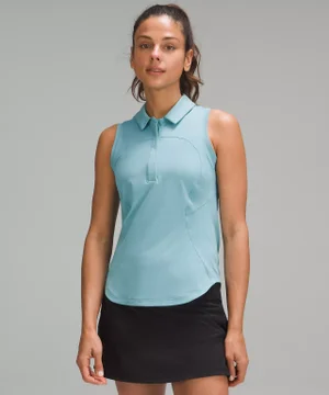 LULULEMON Quick-Dry Sleeveless Polo Shirt