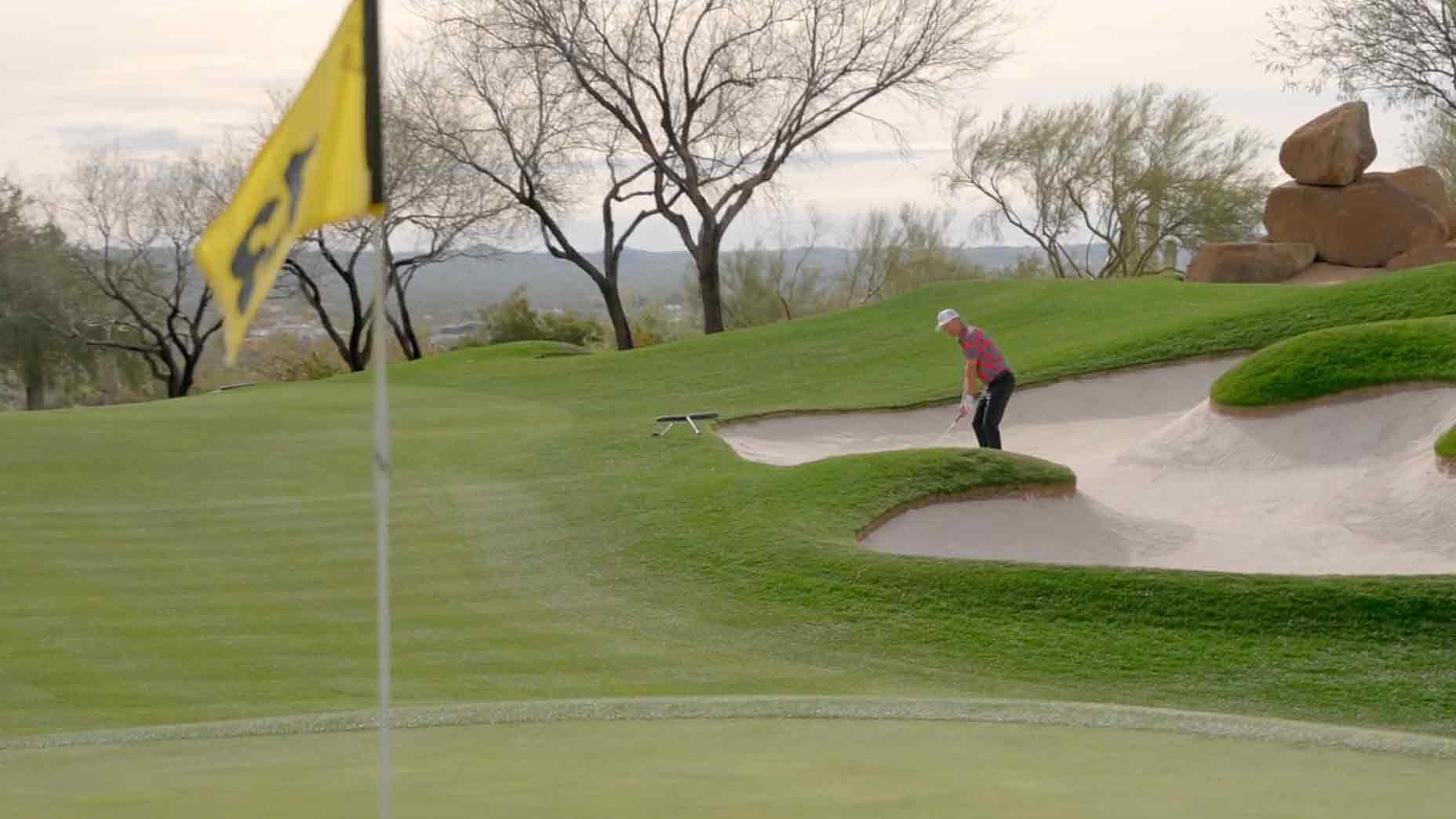 how to hit a long bunker shot parker mclachlin