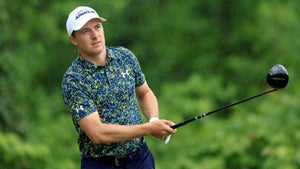 Jordan Spieth hits shot at 2023 PGA Championship