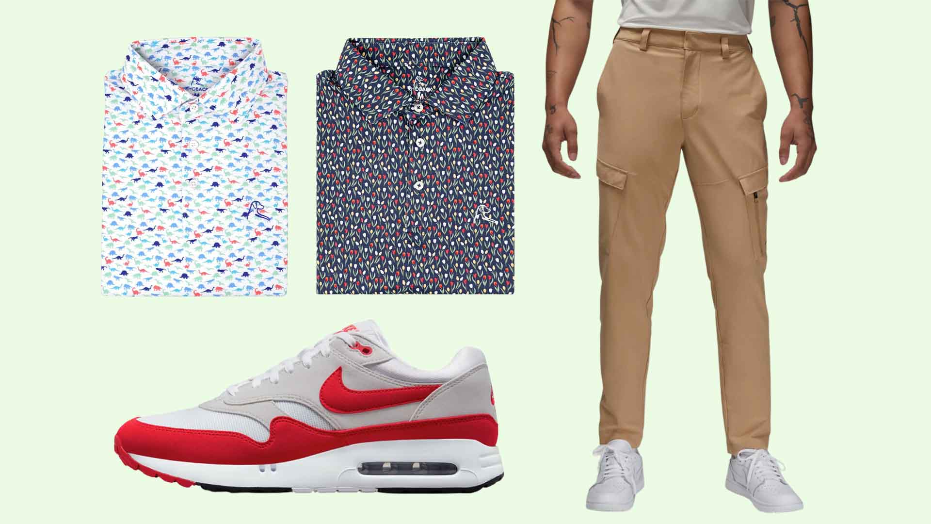 These 3 stylish golf outfits for men are perfect for summer rounds