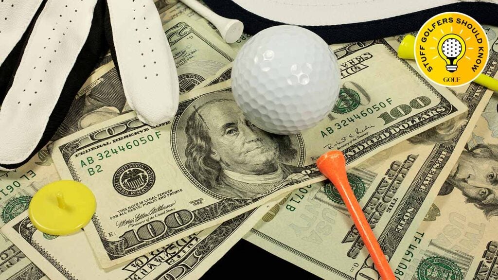 money on a golf course