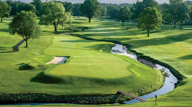 the 6th hole at oak hill country club