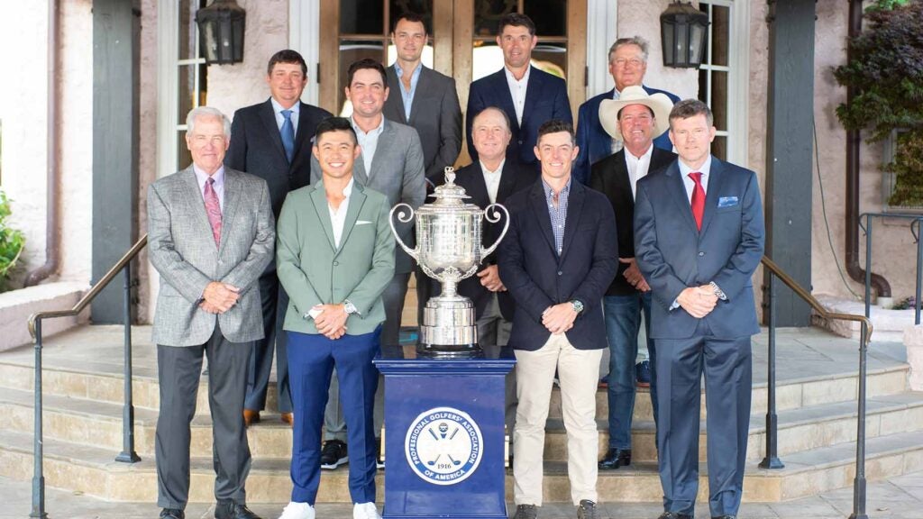 the 2022 pga championship champions dinner at southern hills.