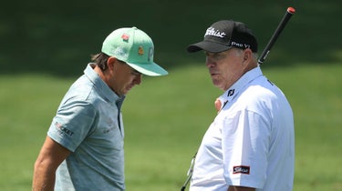rickie fowler and butch harmon in 2019