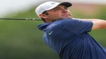Scottie Scheffler hits drive at PGA Tour event