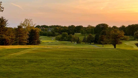 where i played falls road golf course potomac maryland dusk